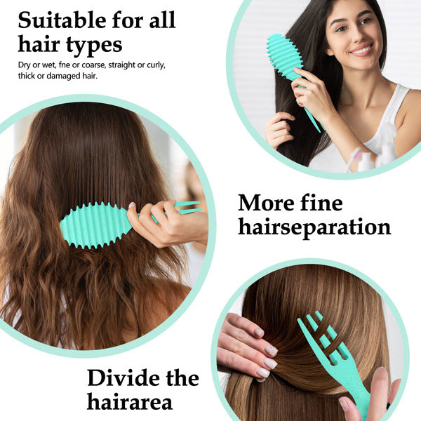 Curling Comb For Styling And Shaping Long Hair