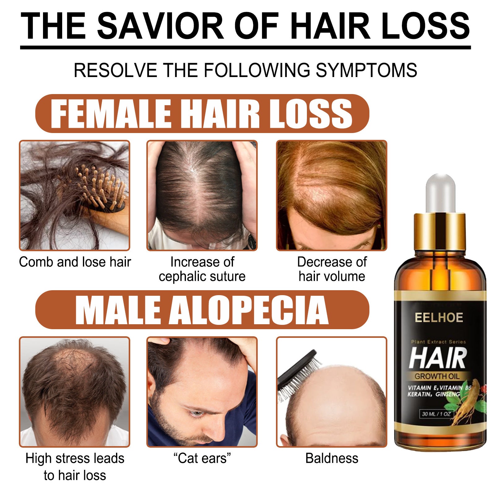 Loss Broken Hair Hair Care Essential Oil