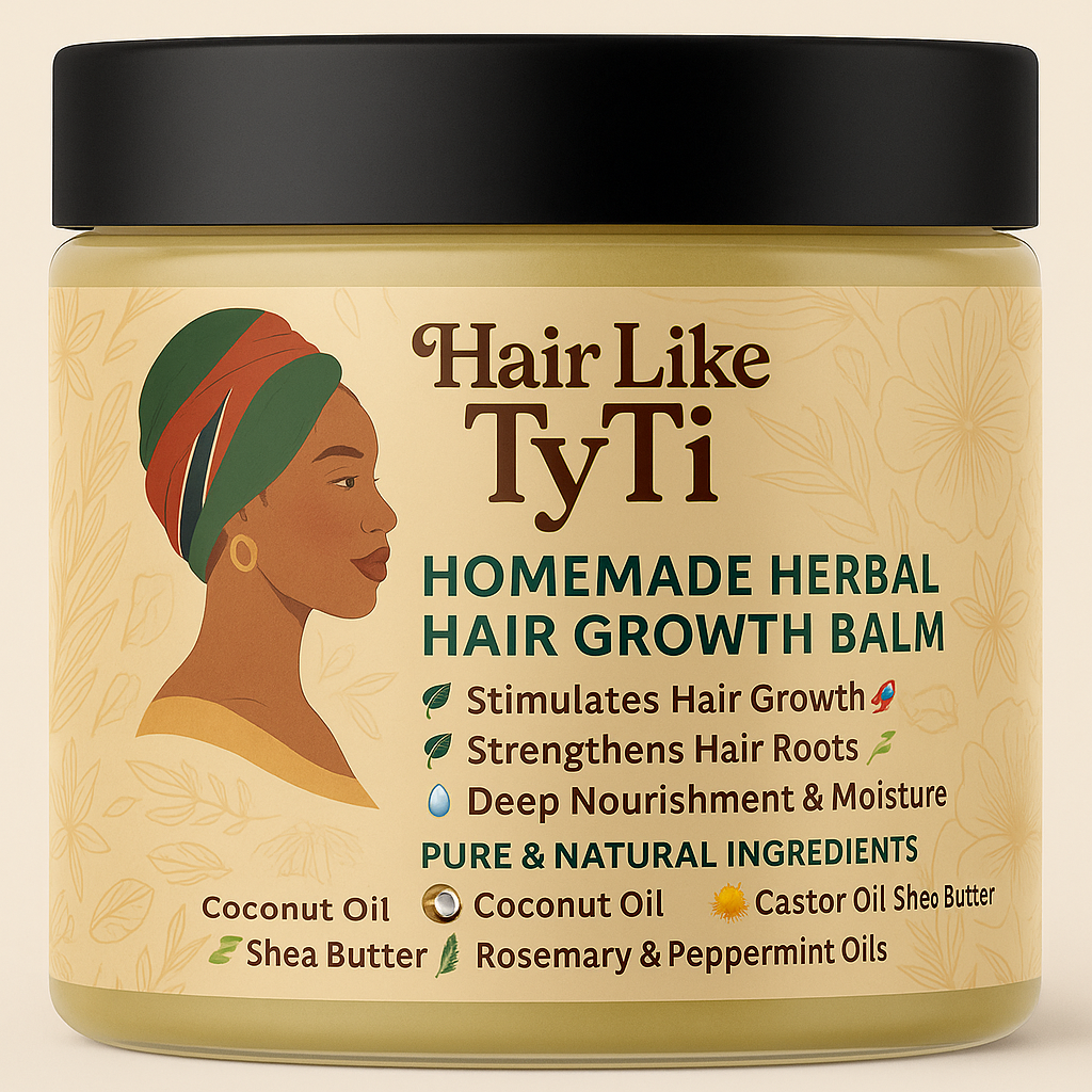 Homemade Herbal Hair Growth Balm
