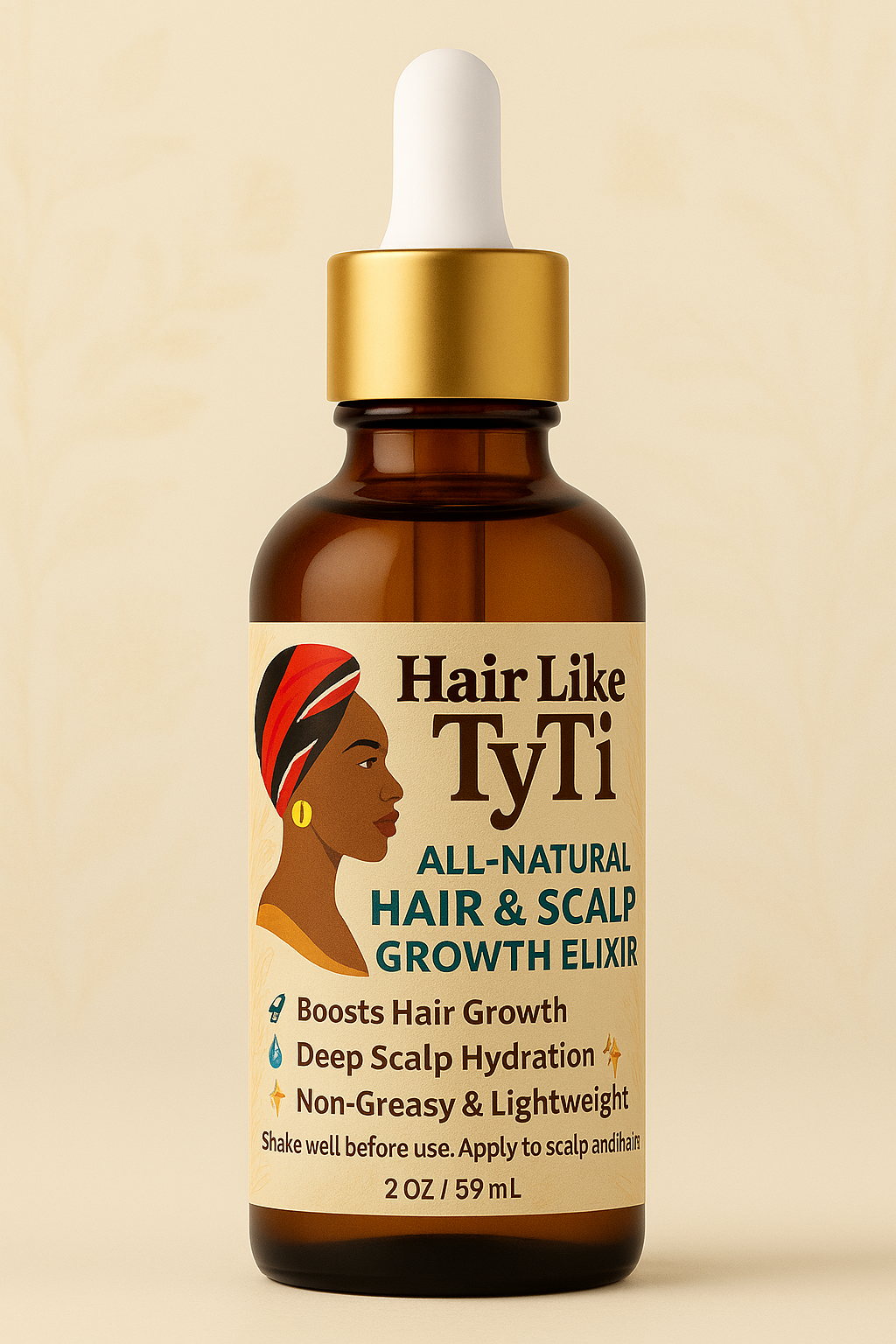 All-Natural Herbal Hair & Scalp Growth Elixir