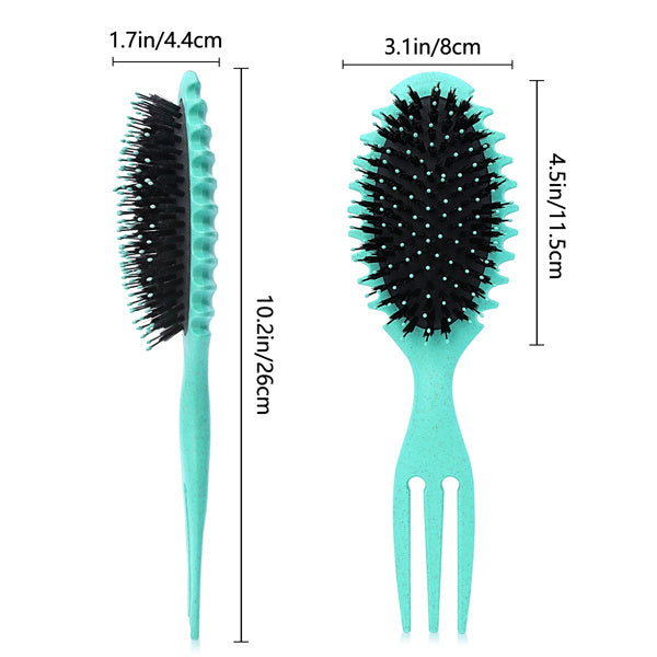 Curling Comb For Styling And Shaping Long Hair